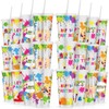 Jenaai 24 Pack 24 oz Plastic Tumblers with Lids and