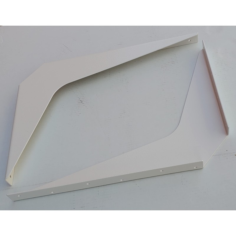 One Pair Workstation Heavy-Duty Reversible Brackets 1000lb. Load Capacity [per