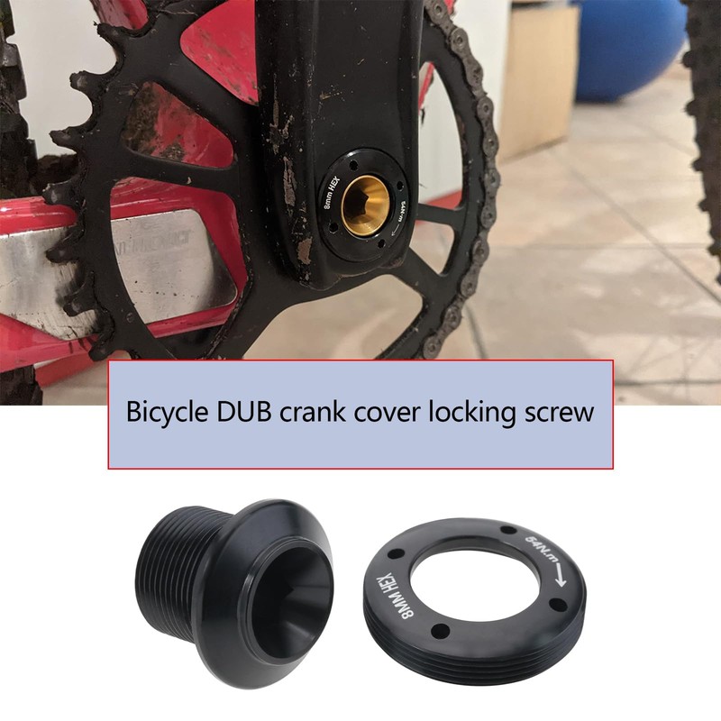 EMSea 1 Set Bicycle Crank Arm Screw Set Self-Extracting M18/M30