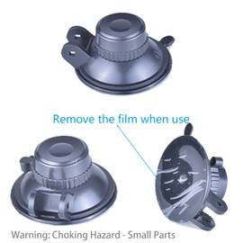 Vykyntow Replacement Dash Cam Mount, Suitable for WANLIPO Dash Cam Front and Rear A13, with 6pcs 360 Rotating Joints Windshield Suction Cup Mounting Bracket Dash Camera Accessory Part