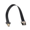 chenyang CYFPV Cable plano de extensión micro HDMI macho a