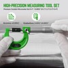 Premium Outside Micrometer Set 0-4" / 0.0001" (0-1"/1-2"/2-3"/3-4") Precision Machinist