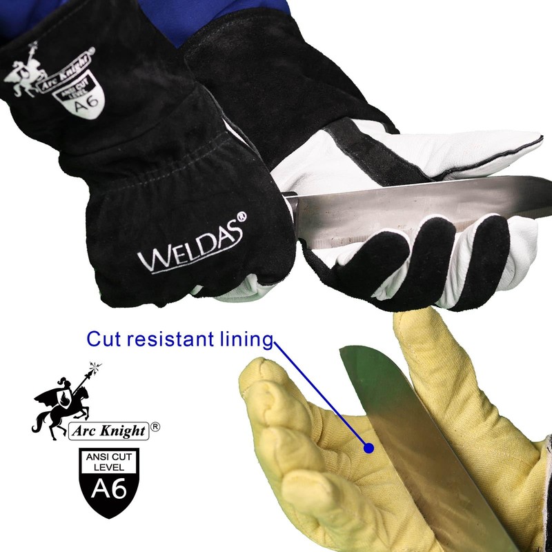 [Weldas] Women's Size Arc Knight® Premium Cut Resistant MIG Welding