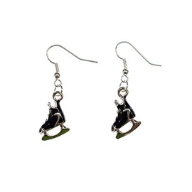 Miniblings Figure Skating Ice Skates – Ice Hockey Enamel Schwz