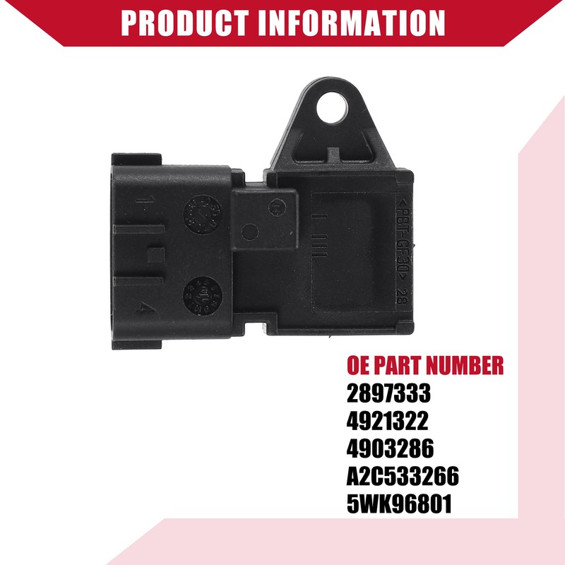 Hihaha No.4921322 / Manifold Absolute Pressure Sensor for Dodge for