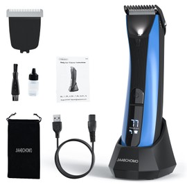 Wasserdichter intimrasierer mann für empfindliche Haut – Kabelloser Trimmer mit Hautschutz und einstellbarer Länge