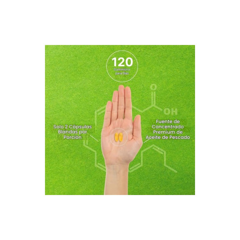 DHA Suplementos - DHA 500 mg, EPA 250 mg, 200