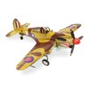 Homeroots 6" Yellow and Brown Metal Hand Painted 1941's P-40
