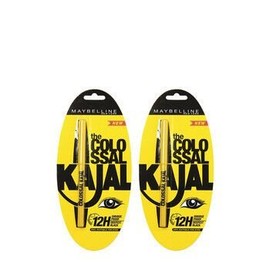 Maybelline colossal Kajal Balck 0.35gm (Pack of 2)