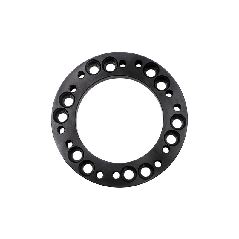 HARIFOGER Black 12.5mm 1/2'' Steering Wheel Adapter Spacer Elevator Compatible
