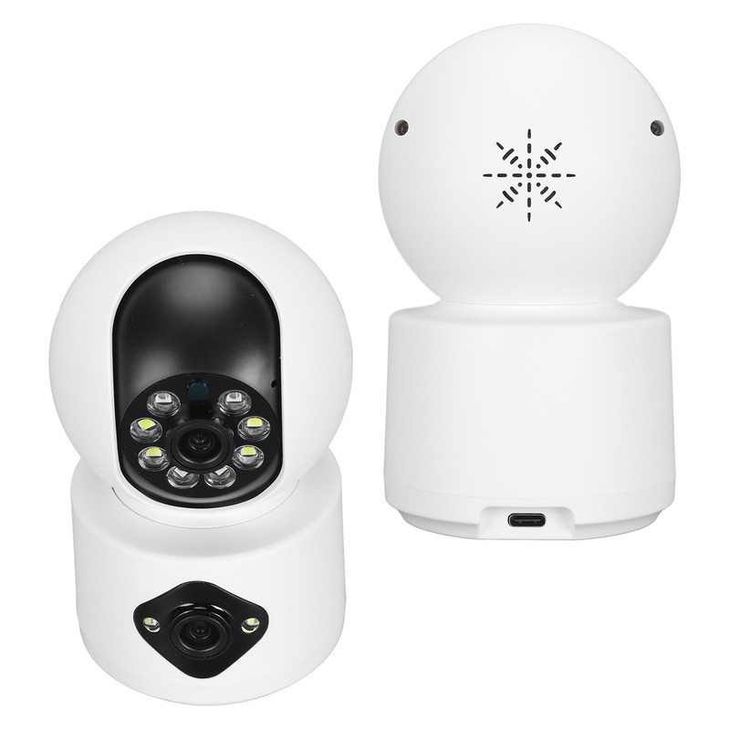 Home Security Camera Dual 2MP Lens Wireless WiFi Two Way
