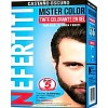 Tinte Nefertiti Mister Color Gel Castaño Oscuro Cabello Barba Bigote
