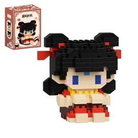 Nezha Ao Bing Series Mini Blocks Toy,Cute Anime Figures Toys Desk Accessories,for Kids, Ages 6+ - Collectible Movie Cartoon Character Gift Idea (Little Nezha292pcs)