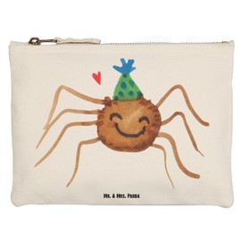 Mr. & Mrs. Panda Schminktasche Spinne Agathe Party Größe M - Geschenk, Stiftemäppchen, Videos, XXL, Schlamperetui, Motivation, Glück, Wunder, Etui,