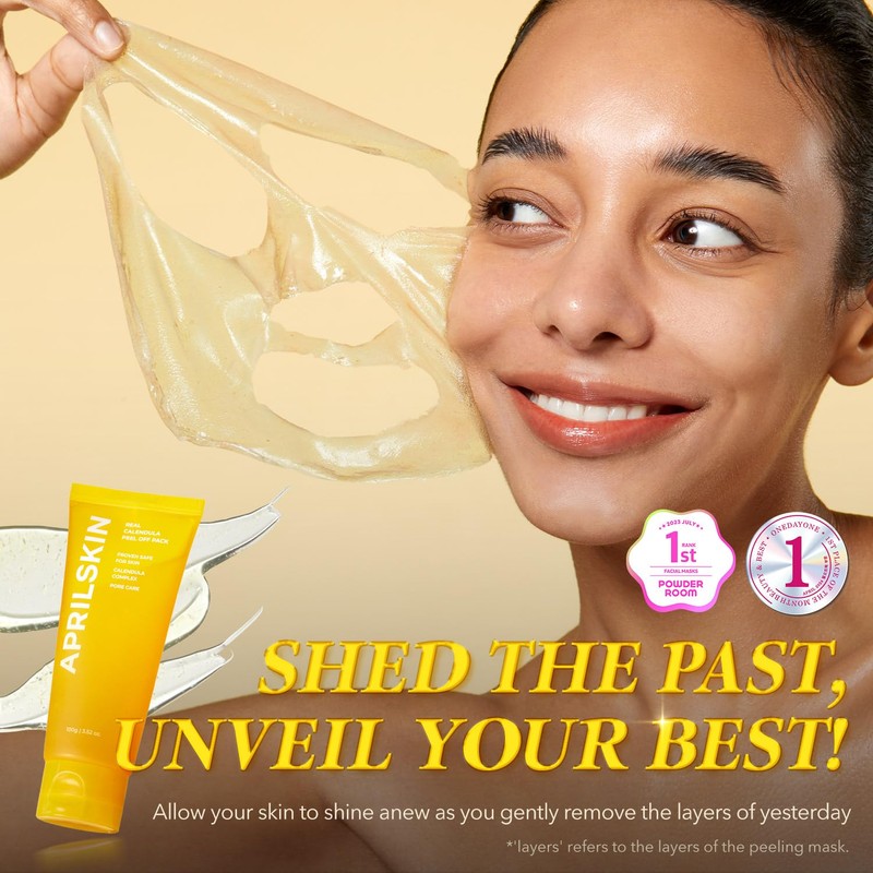 APRILSKIN APRILSKIN Calendula Flower-Infused Facial Peel Off Mask, 3.52 fl.