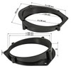tomzz Audio 2839-000 Speaker Rings Adapter Brackets Compatible with Opel