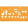 Bocianelli Architectural Stencil 1:20 - Sanitary Stencil Template for Technical