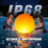 Niceput Solar Floating Pool Lights, 14 Inch Flame Solar Powered