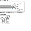 3-step slide rail [LAMP] 3618-200BL (rail length 7.9 inches (200