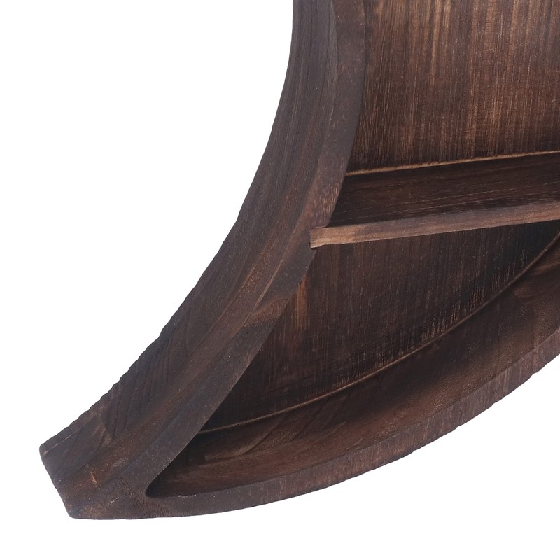 Moon Shelf Room Decor Wall Mounted Crescent Moon Shelf Wooden