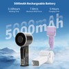 Oramuon High Power Handheld Fan with Ice Cooler and LED