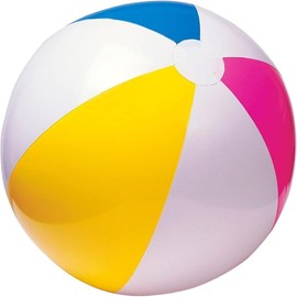 eMKay® Pack of 1 20-Inch (51cm) Inflatable Beach Ball–Colourful Panel Blow-Up Ball for Pool, Beach & Holiday Lightweight Durable Water Toy – For Kids, Adults, Parties, Birthdays, Swimming & Summer Fun