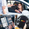 DEWILLO Leather Car Registration and Insurance Cards Holder, Vehicle Glove
