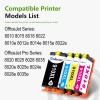 MOLIMER 4PK 910XL Ink Cartridge Replacement for HP OfficeJet Pro