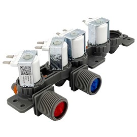Washer Inlet Valve Assembly AJU75152602 for LG WT7405CW WT7305CV WT7305CW WT7150CW 31452 WT7250CW WT7880HWA WT7300CW WT7900HBA WT7060CV WT7800CW WT7300CV WT7060CW WT7100CW WT7800CV