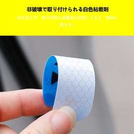 SHULLIN 16pcs Open Sign Car Door Sticker Door Reflective Sheet Car Sticker Door Open Collision Prevention Warning Sticker Reflective Safety Warning Tape Decal Car Door Reflective Sticker Car Door