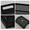 Hayixia 6 Packs Plastic Stacking Storage Baskets, Paper Storage Basket