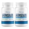 Citrato Potasio 500mg - 2 Frascos - 100 Cápsulas