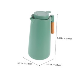 Mobestech 34Oz Thermal Coffee Carafe Insulated Liner Hot Liquid Flask for Tea Coffee Beverages Spacious Jug with Ergonomic Design for Easy Pouring for Home Office