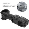 LUNJE 31.8x110mm Mountain Bicycle Angle Adjustable Handlebar Stem Riser Aluminium