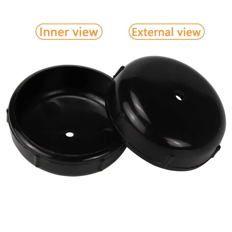 1-1/2 inch Wrought Iron Patio Furniture Feet Caps,24 Packs Round
