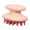 Mikinona Hair Scalp Shampoo Scrubber Ergonomic Brush for Exfoliating and