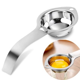 HunDun Egg Separator, Egg Yolk Separator, Egg Yolk Separator, Made of Food Grade 304 Stainless Steel, Dishwasher Friendly