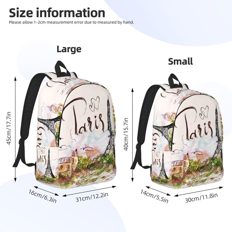GVGOAGL Stylish School Backpack For Girls Boys Women Lightweight Canvas