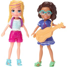 Polly Pocket Pretty Packet with Two 3-inch Dolls & 20+ Accessories: Themes Include Sun ‘n’ Fun Sport, Fab Bday Party & Chill ‘n’ Style; for Ages 4 and Up