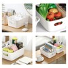 Bgfuni Set of 4 Small Plastic Storage Baskets, Office Home