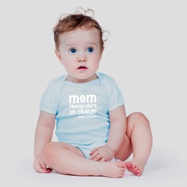 AW Fashions Future Ladies Man, Current Mama's Boy Baby Bodysuit Funny Cute Newborn Adorable Clothing Boys (6 Months, Light Blue)