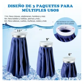 GITIFO T20234-5P 3pzs bolsa de hielo para desinflamar compresas calientes +2*vendaje