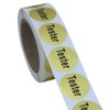 Hybsk Clear Cosmetic Tester Labels 20mm Round Total 500 Per
