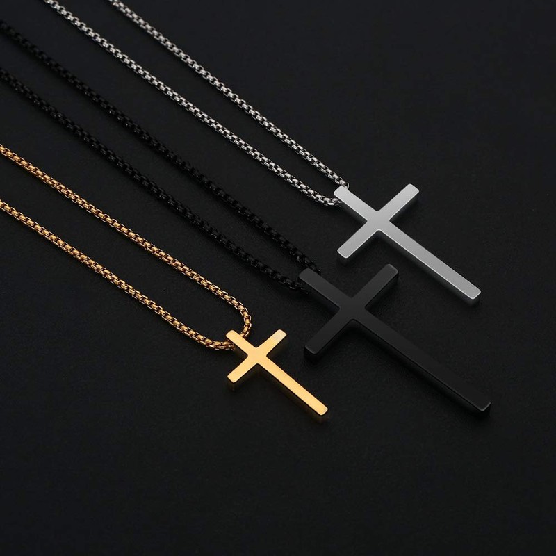 M MOOHAM Cross Necklace for Boys Gifts - Confirmation First