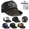 AVIREX Air Force 14590200 Embroidered Mesh Cap, Black