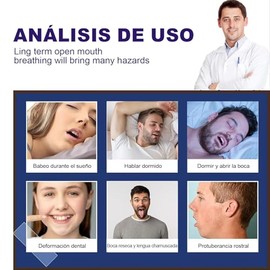 30 PCS Bucales Antirronquidos, Cinta Bucal para Dormir Especialmente Diseñada, Suave y Transpirable, Cinta Bucal para Dormir para Mejorar la...       