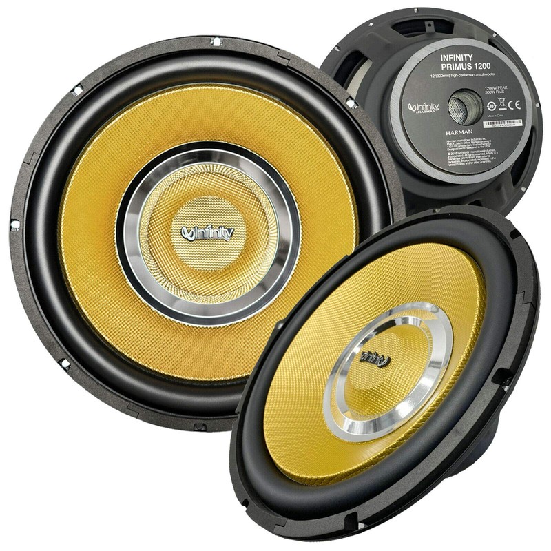 Infinity Primus 1200 12" Inch 2400W Car Audio Subwoofer High