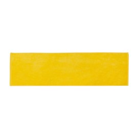 TowelSoft Premium 100% Cotton Terry-Velour Fitness-Towel, 12"x 44" Towel for Sports, Gym, Yoga, Pilates, Hiking-Yellow