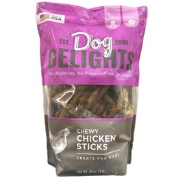 Dog Delight, Chewy Shicken Sticks, Treats for Dogs 48oz (Pack of 1)