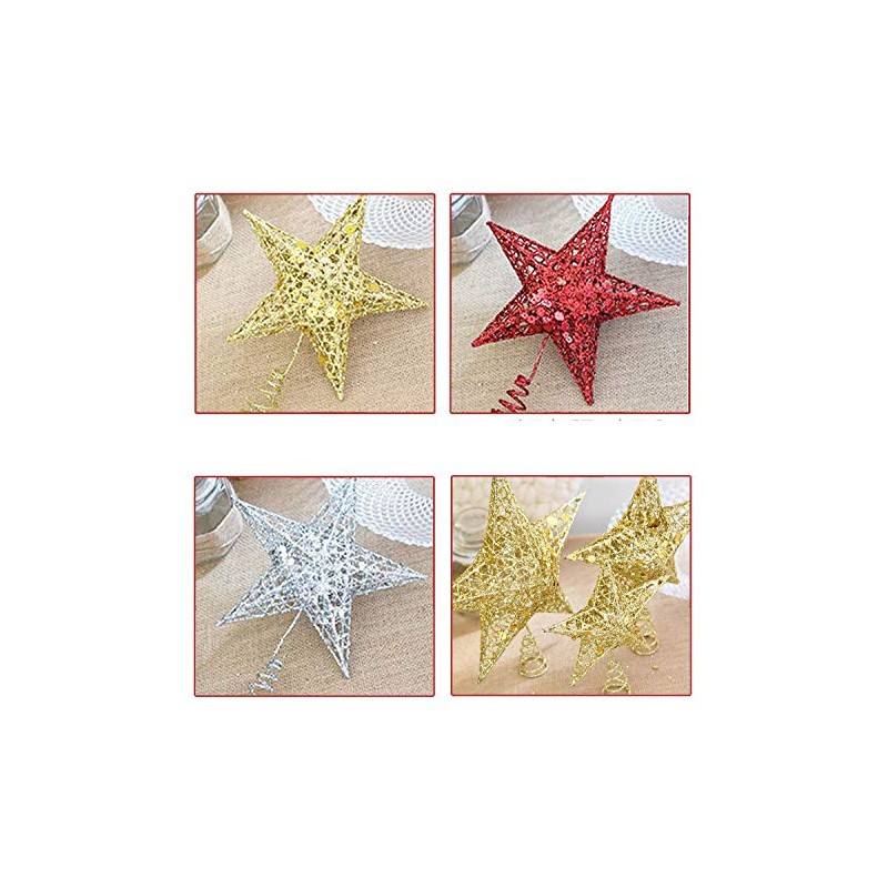 Christmas Tree Top Star Luxurious Fashionable Tree Top Large Size